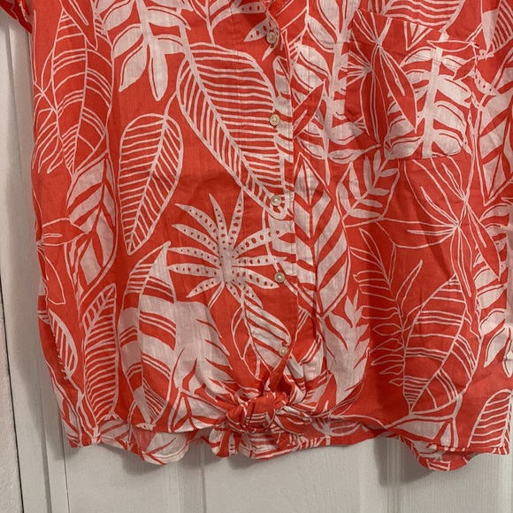 NWT OLD NAVY ODANGE BLOUSE WOMEN SIZE L - Picture 3 of 7